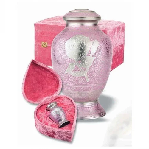 Delicate Rose Cremation Urn