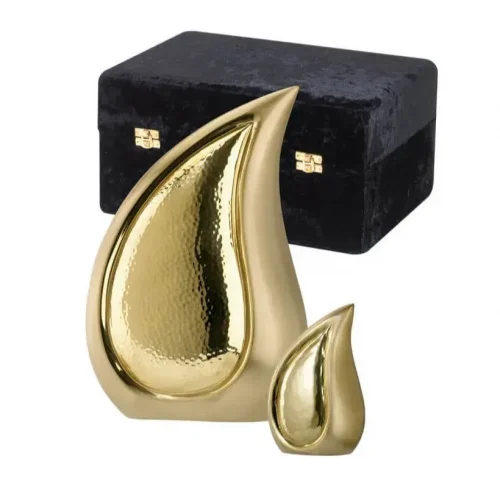 Teardrop Brass Cremation Urn